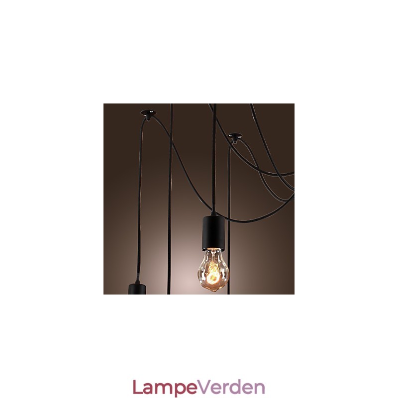 Lysekrone Vintage Design Pærer inkluderet Living 10 Lights Pendel Light