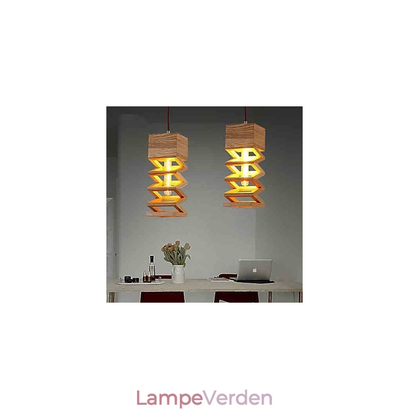 Pendellamper Country Wood Bambus