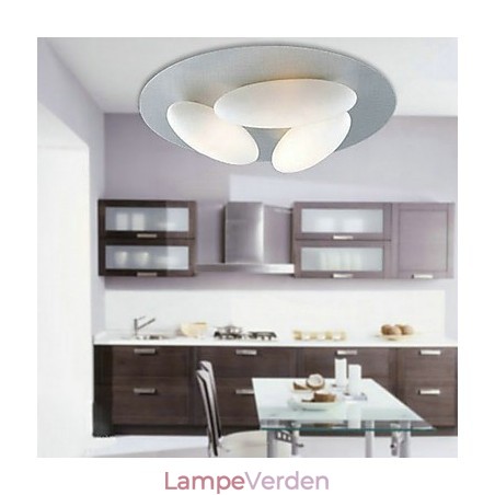 Naturinspireret minimalistisk loftslampe med 3 æg skærm Naturinspireret minimalistisk loftslampe med 3 æg skærm