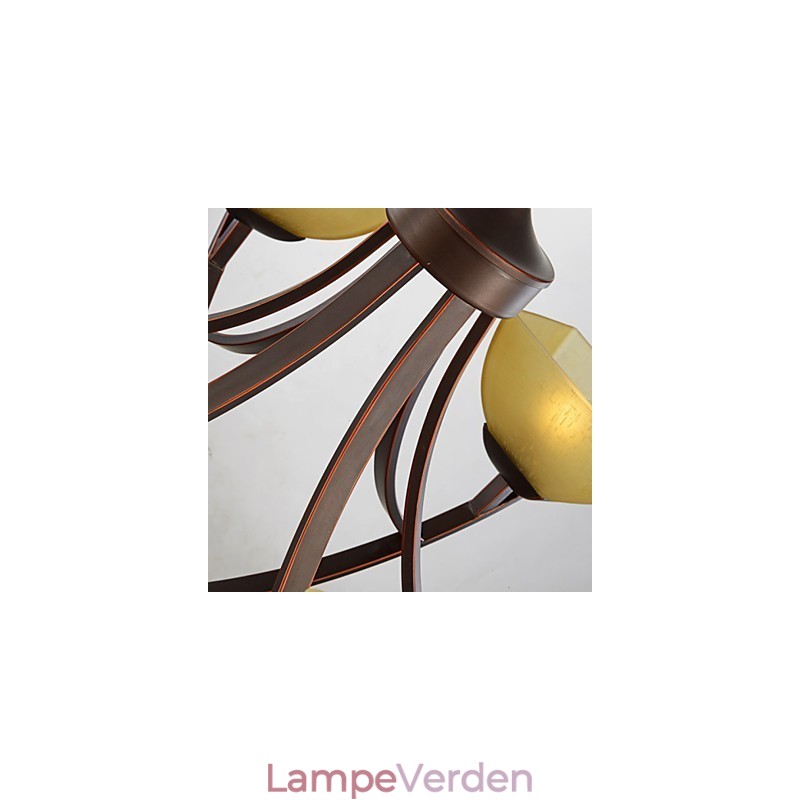 Lysekrone 4 lys Traditionel klassisk vintage metal