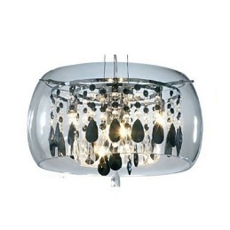 Moderne moderne trommekrystal, galvaniseret pendel i ministil