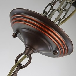 Lysekrone 4 lys Traditionel klassisk vintage metal