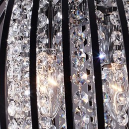 Moderne moderne lanternekrystal, elektrobelagt pendel i ministil