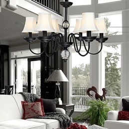 Moderne moderne metal lysekrone