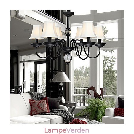 Moderne moderne metal lysekrone