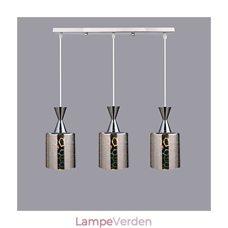 Drømmelasergravering Forkromet lampe 3 Lige