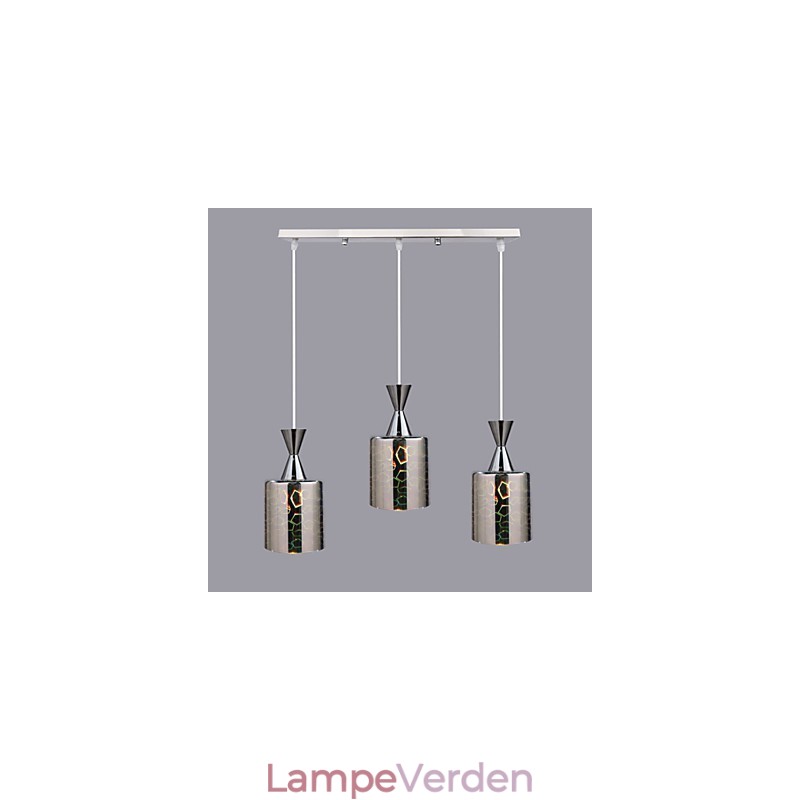 Drømmelasergravering Forkromet lampe 3 Lige