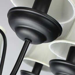 Moderne moderne metal lysekrone