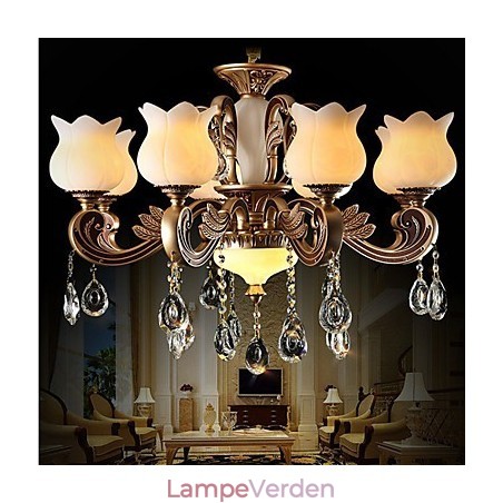Europæisk Crystal Pendel og luksuriøs lampe Europæisk Crystal Pendel og luksuriøs lampe