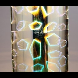 Drømmelasergravering Forkromet lampe 3 Lige