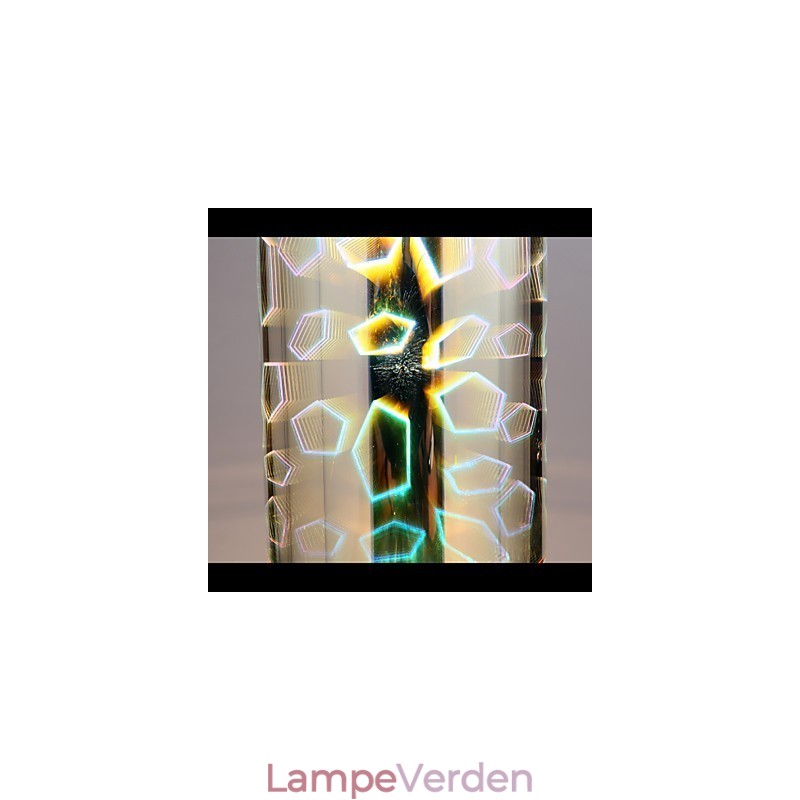 Drømmelasergravering Forkromet lampe 3 Lige