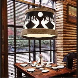 Hamp American Retro Cafe Simple Pastoral lysekrone