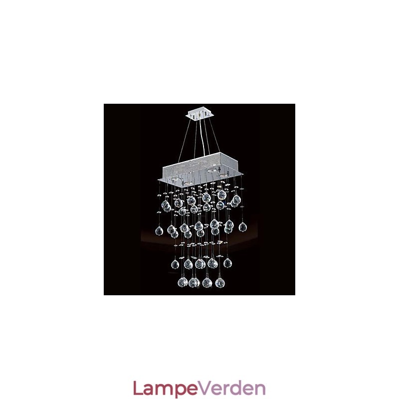 Moderne moderne krystal Mini-stil galvaniseret lysekrone Flush Mount