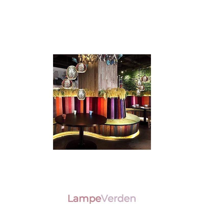 Enkelt bord 3D Glas Creative Pendant