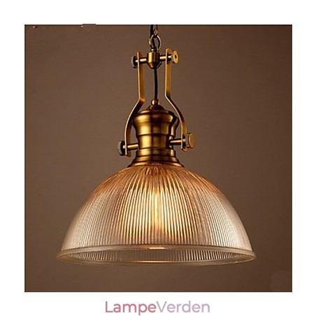 Amerikansk retro europæisk lysekrone i klart glas med enkelt hoved Amerikansk retro europæisk lysekrone i klart glas med enkelt hoved