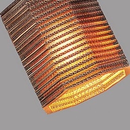 Pendel 1 lys moderne stofmateriale