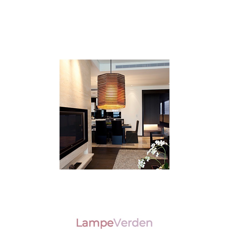 Pendel 1 lys moderne stofmateriale