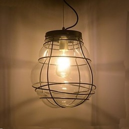 Northern Europe Simple Modern Creative Glas Retro Pendel
