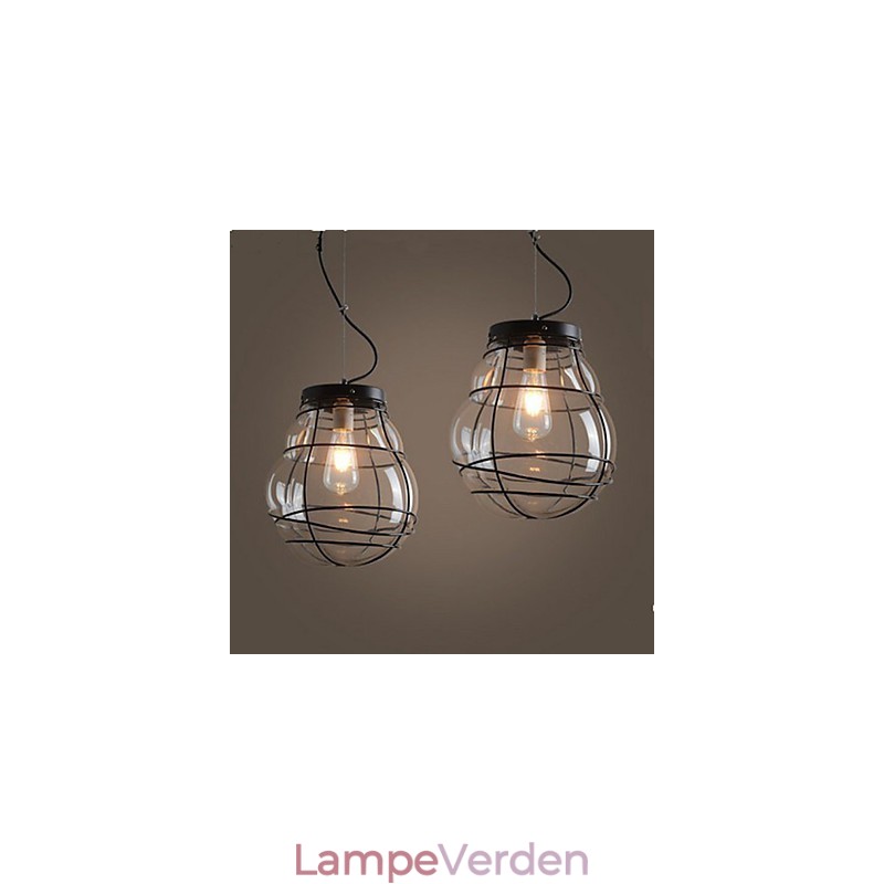 Northern Europe Simple Modern Creative Glas Retro Pendel