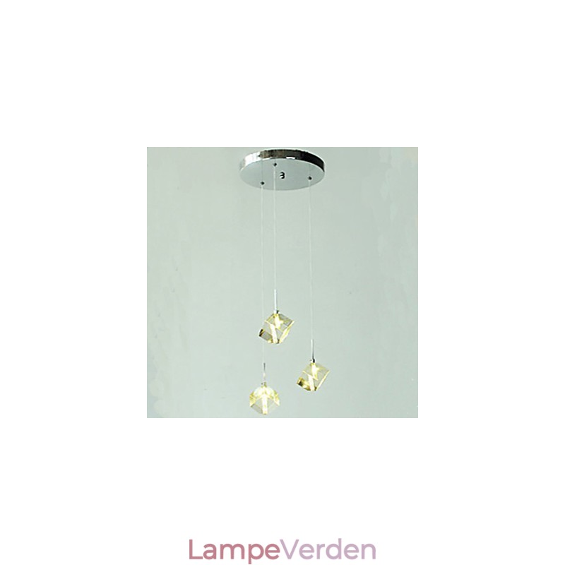 Fashion Crystal Lampe Tre Head Crystal Pendant