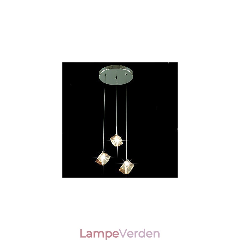 Fashion Crystal Lampe Tre Head Crystal Pendant