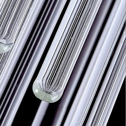 Moderne 3 lys pendel med glasstang