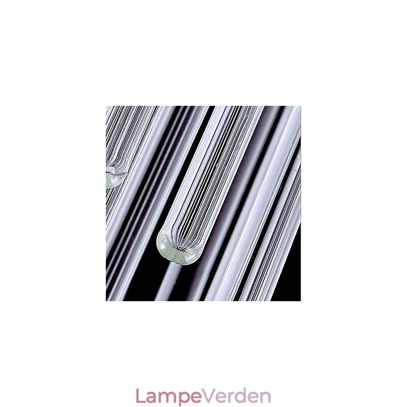 Moderne 3 lys pendel med glasstang