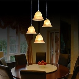 Pendel Four Lights Bronze European Retro Classic