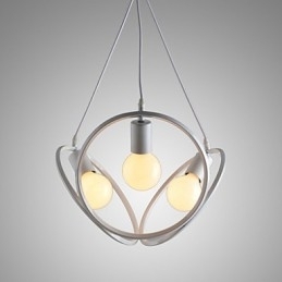 3 lys Lysekrone Pendel Light Traditionel Klassisk Retro Metal