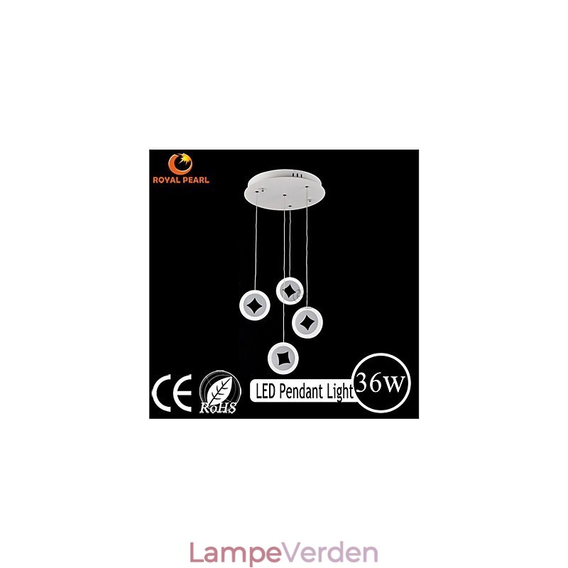 Moderne pendelbelysning i enkel stil
