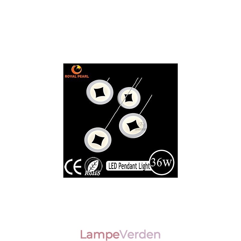 Moderne pendelbelysning i enkel stil