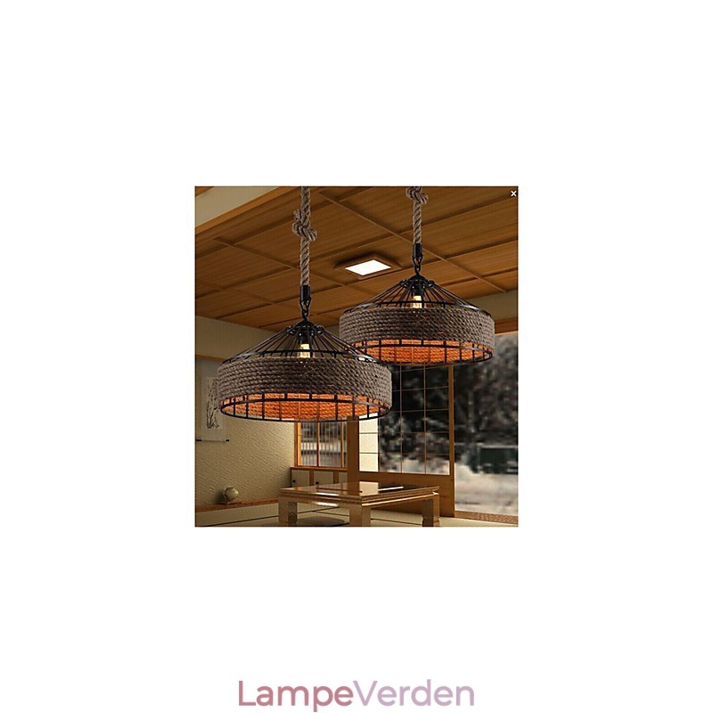 2 Light Country Designere Andre Metal Lysekrone Pendel Light