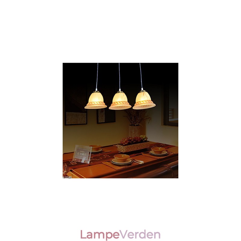 Pendel Three Lights Bronze European Retro Classic