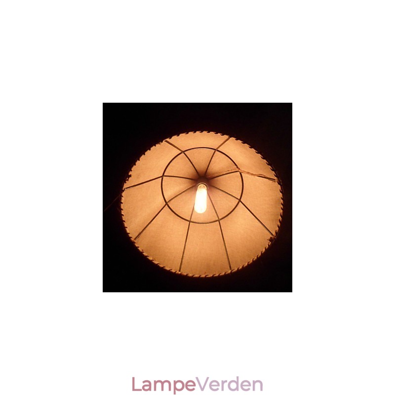 North American Style Retro 1 lys vedhæng i stof skygge