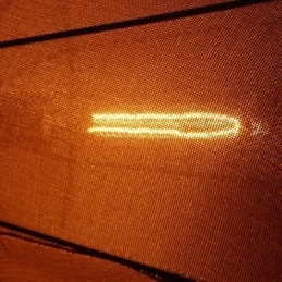 North American Style Retro 1 lys vedhæng i stof skygge