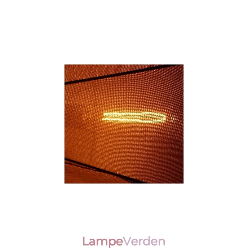 North American Style Retro 1 lys vedhæng i stof skygge