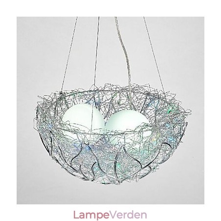 Moderne moderne sølv metal pendel