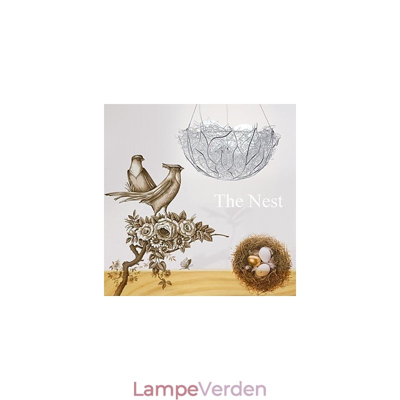 Moderne moderne sølv metal pendel