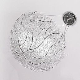 Moderne moderne sølv metal pendel