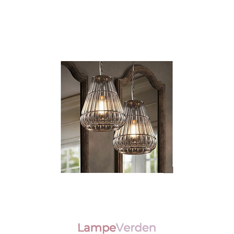 Glaspendel i amerikansk stil Industrial Wind Cafe