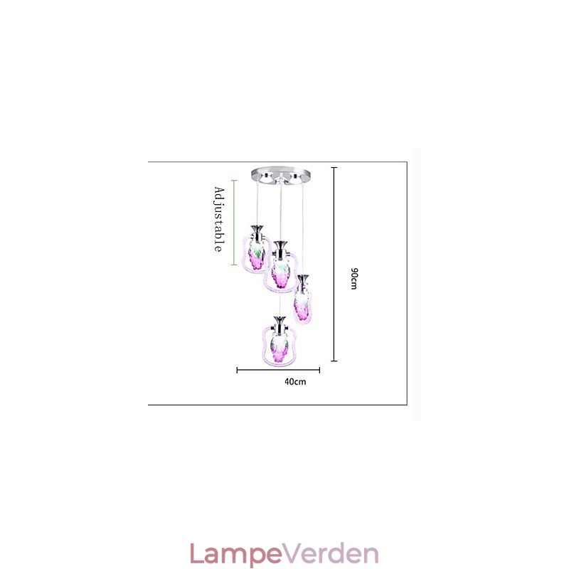 Pendellamper moderne moderne metal