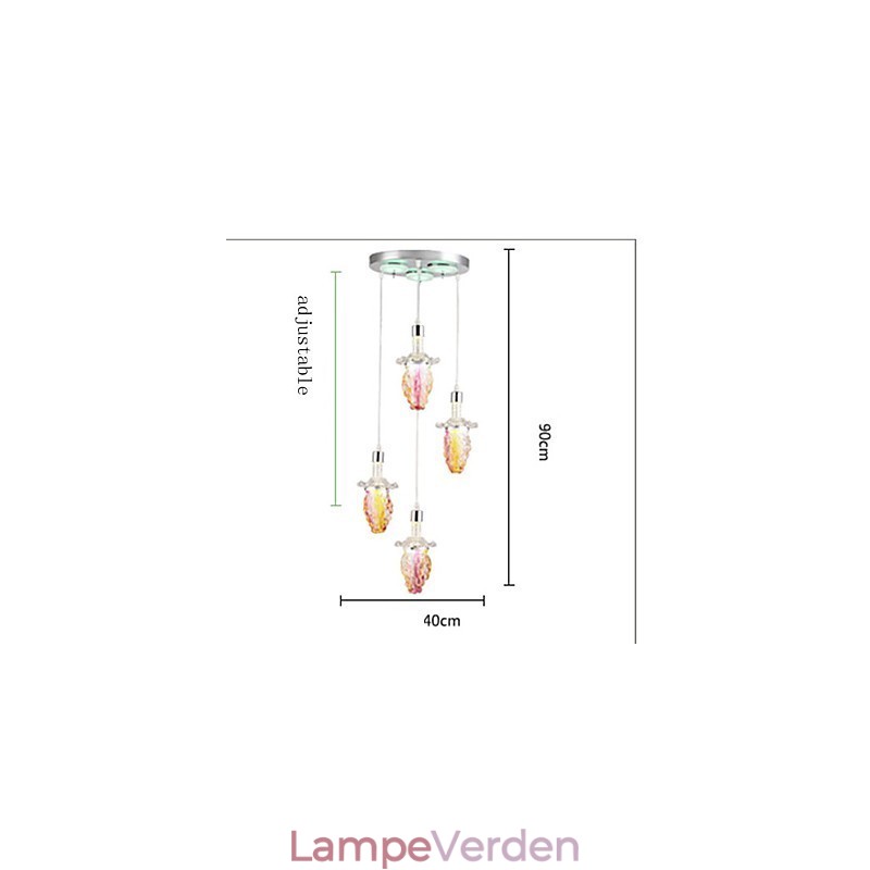 Pendellamper moderne moderne metal
