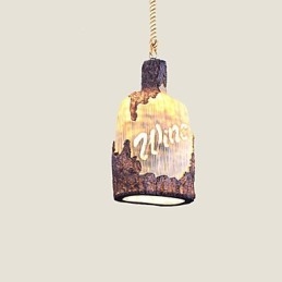 Single Head Small Chandelier Cafe American Country Internet Cafe