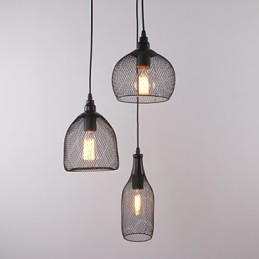 Pendellamper Mini Style Rustik Lodge Retro Country Garage Metal