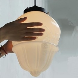 Amerikansk Retro Creme Glasgøg