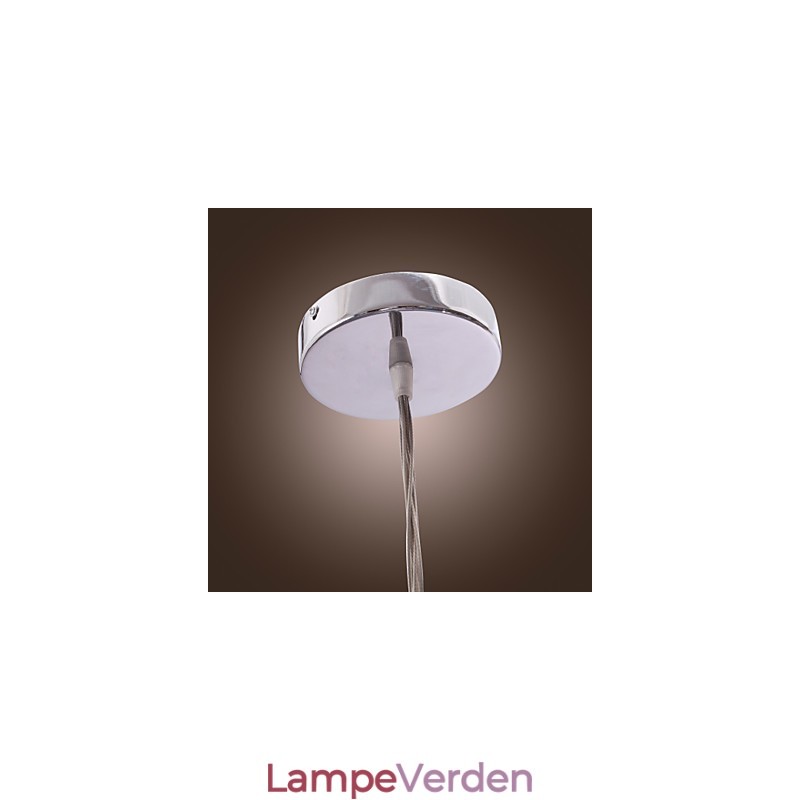 Moderne pendel i aluminium med 7 lys