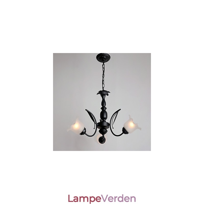 Traditionel klassisk maleri metal lysekrone