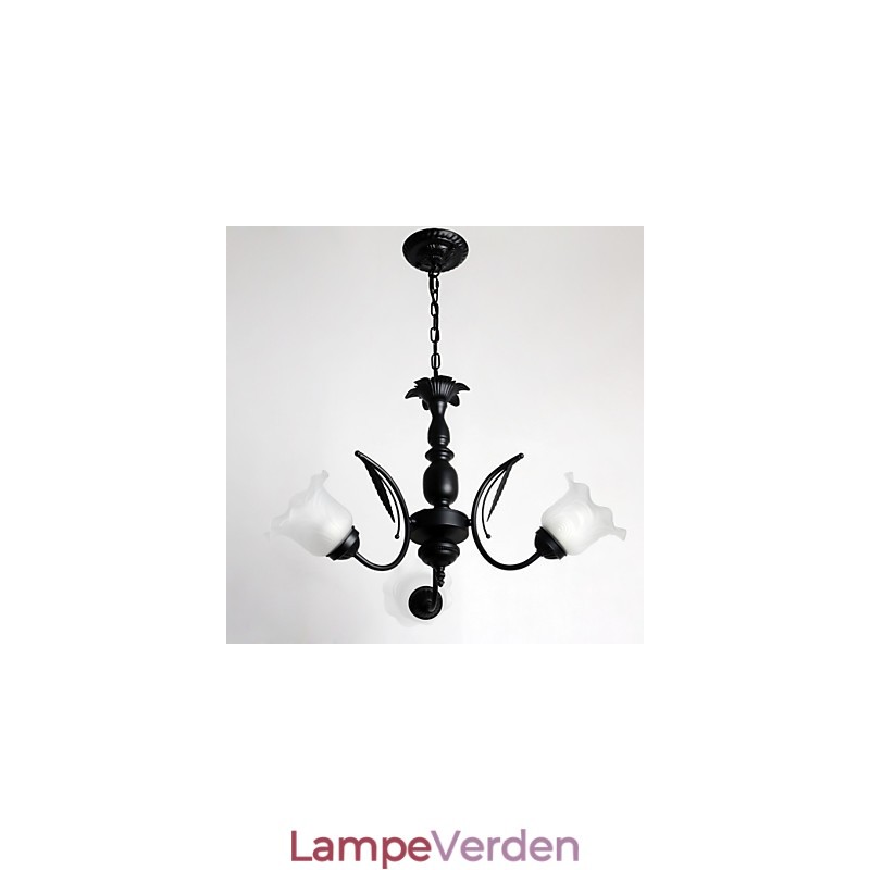 Traditionel klassisk maleri metal lysekrone
