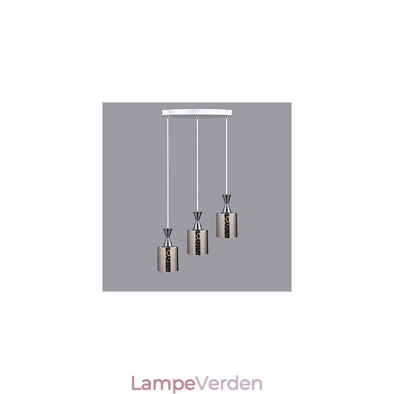 Drømme lasergravering Forkromet lampe 3 Disc