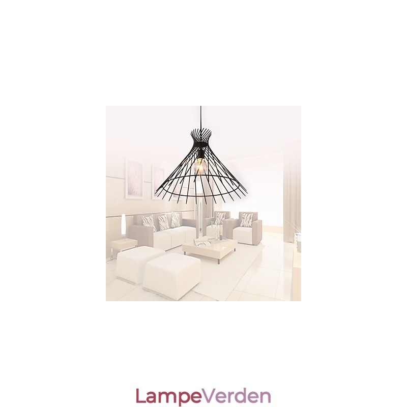 Lysekrone Pendel Mini Style Rustik Lodge Retro Garage Metal